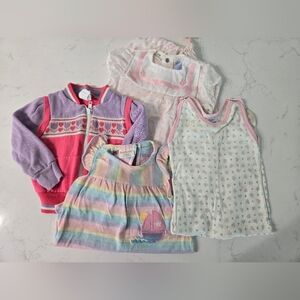 Vintage 12M Girls Bundle Lot (4 pcs)